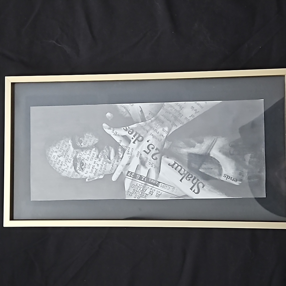 Tupac Shakur Original Portrait by Samantha Faulk 2020